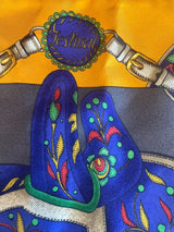 Foto original do lenço Hermès Festival — detalhe 3