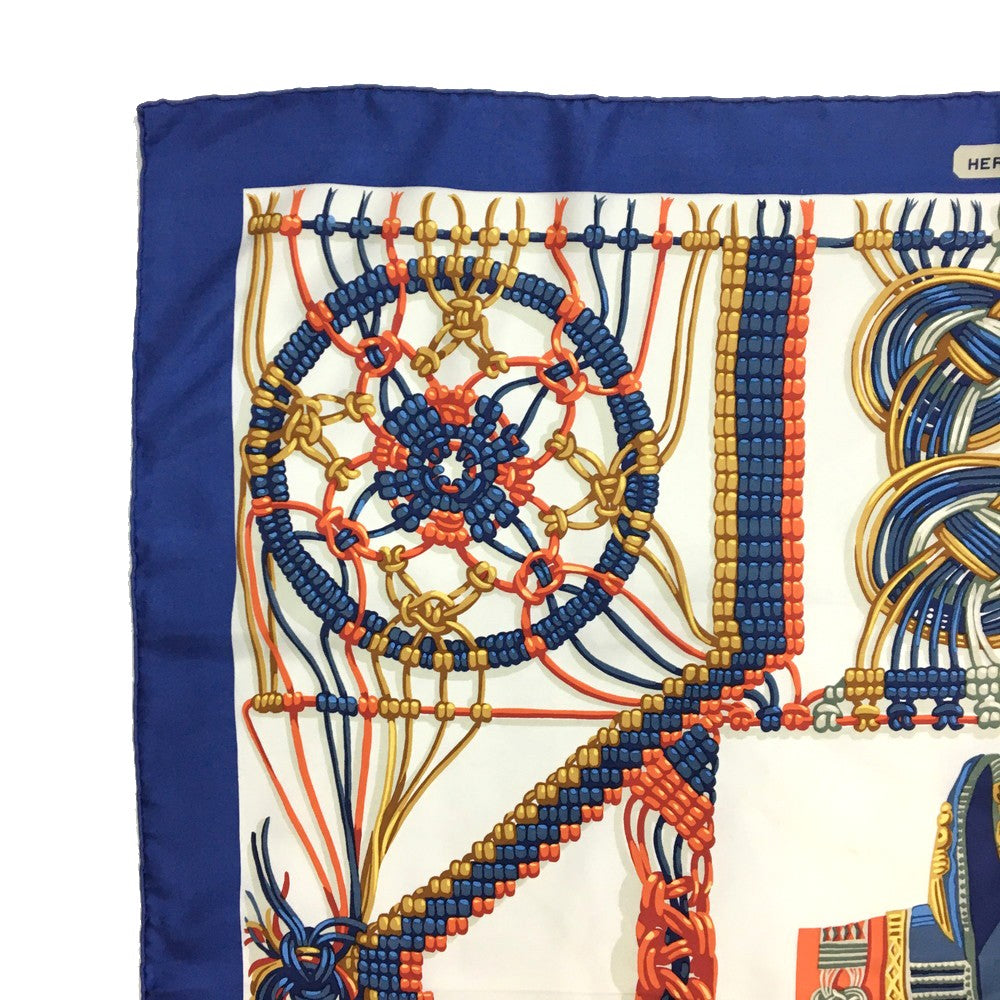Hermes MACRAME Carre 90 Silk Scarf - Multicolor