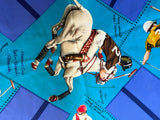 Foto original do lenço Hermès Polo — detalhe 2