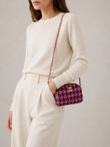 Chanel Classic Flap Tweed Bag I Pink with Mixed Hardware