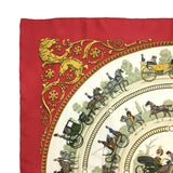 Hermes LA PROMENADE DE LONGCHAMPS Carre 90 Silk Scarf - Multicolor