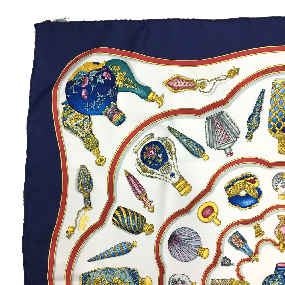 Hermes QU'IMPORTE LE FLACON Carre 90 Silk Scarf - Multicolor