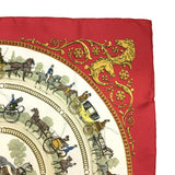 Hermes LA PROMENADE DE LONGCHAMPS Carre 90 Silk Scarf - Multicolor