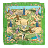 Hermes COSTUMES DES DEPARTEMENTS Carre 90 Silk Scarf - Multicolor