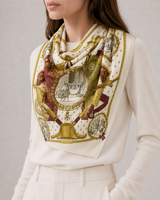 Hermes NAPOLEON Carre 90 Silk Scarf - Multicolor