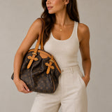 LV TIVOLLI GM BAG, shown on model