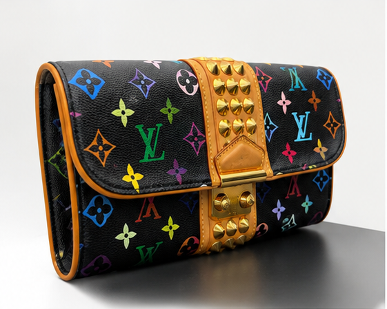 Louis Vuitton Sac Murakami Monogram Multicolore Canvas I Black