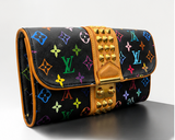 Louis Vuitton Sac Murakami Monogram Multicolore Canvas I Black
